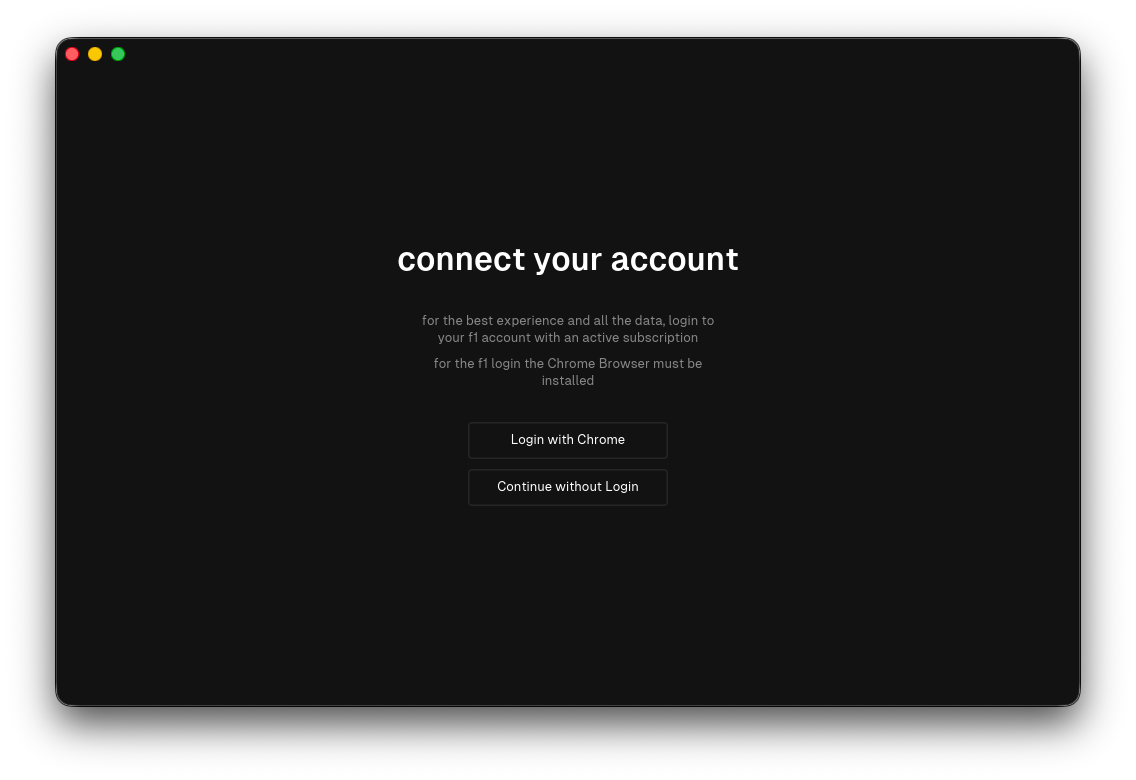 login screen nitrous